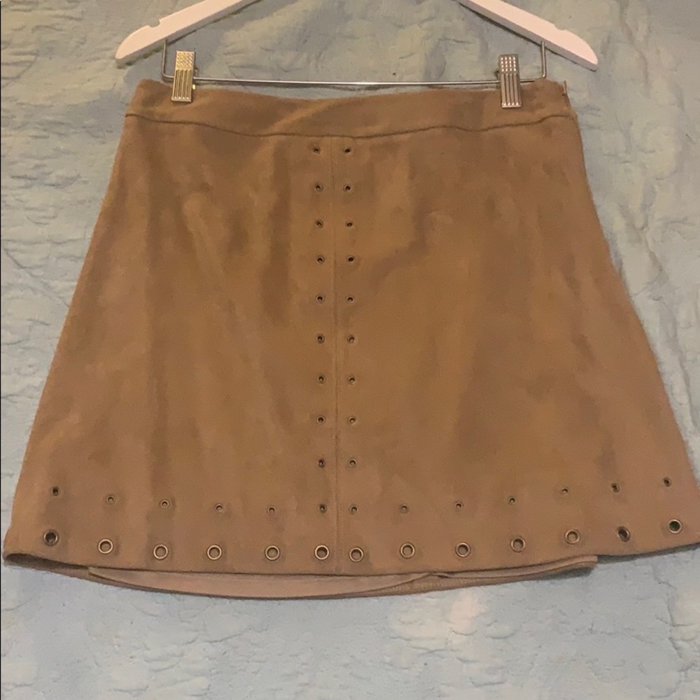 Express “Faux Suede” Mini Skirt